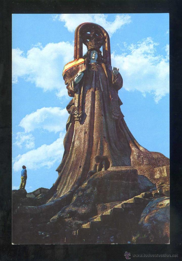 Postkarten: Bayona *Virgen de la Roca* Ed. G. Garrabella - SRC n&ordm; 1. Cielo con nubes. Nueva.