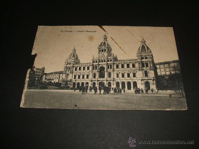 Postales: LA CORU&Ntilde;A PALACIO MUNICIPAL - Foto 1