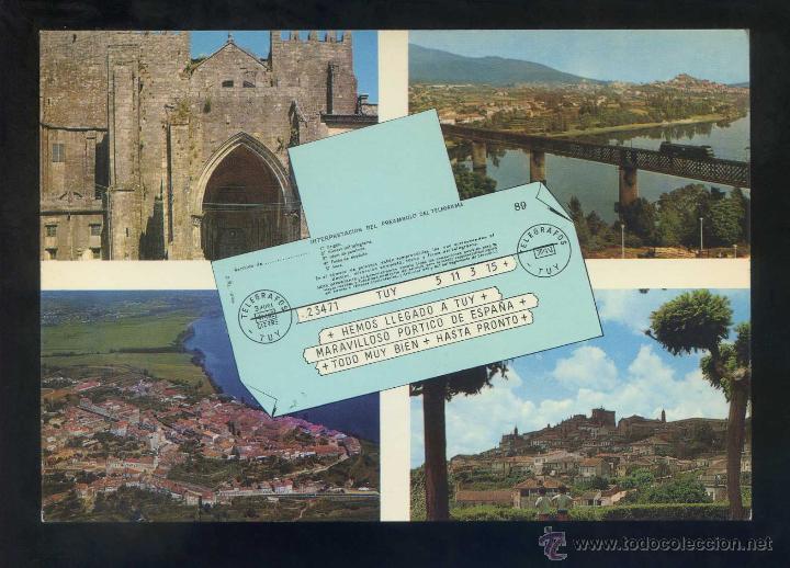 Postales: Tuy. Ed. Alarde n&ordm; 6. Circulada. - Foto 1