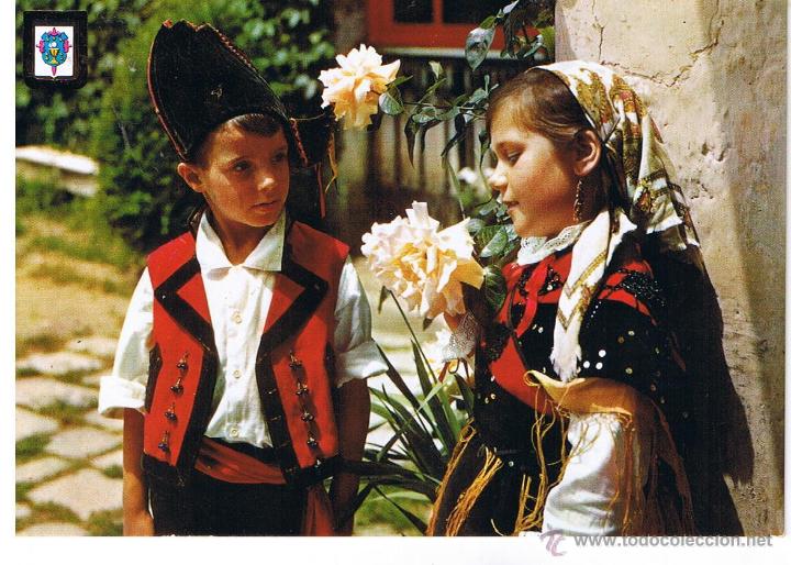 Cartoline: POSTAL: GALICIA, NINI&Ntilde;OS E FRORES. (REF. DOMINGUEZ N&ordm; 2)