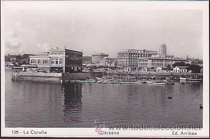 Postales: POSTAL LA CORU&Ntilde;A DARSENA - Foto 1