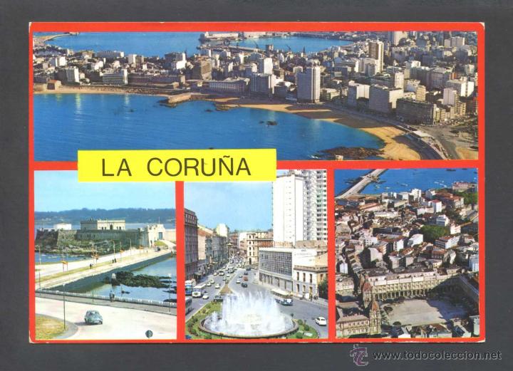 Postales: A Coru&ntilde;a *Riazor...* Ed. Alarde n&ordm; 9. Circulada 1972. - Foto 1