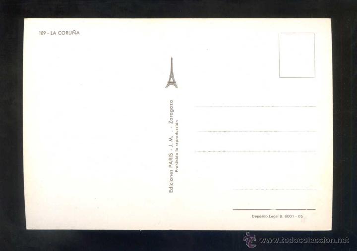 Postales: A Coru&ntilde;a. Ed. Paris n&ordm; 189. Nueva. - Foto 2