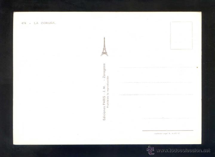 Postales: A Coru&ntilde;a. Ed. Paris n&ordm; 474. Nueva. - Foto 2