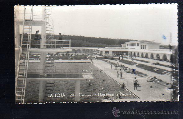 Postcards: TARJETA POSTAL DE LA TOJA - CAMPO DE DEPORTES; LA PISCINA. 20. EDICIONES POLIGRAFICA