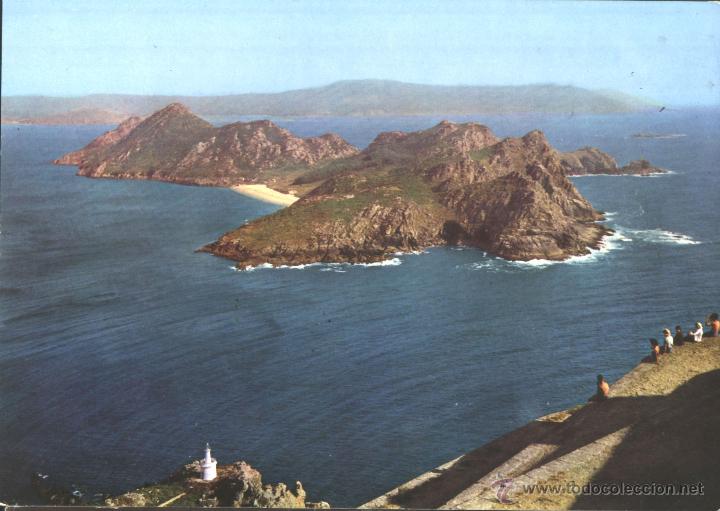 Postales: VIGO - ISLAS CIES - Foto 1