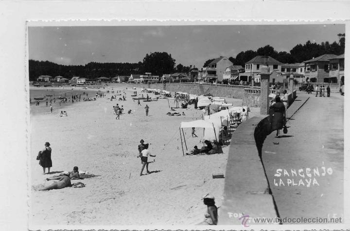 Postales: SANGENJO (PONTEVEDRA).- LA PLAYA - Foto 1