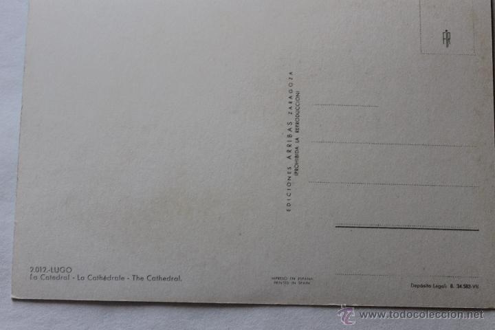 Postales: POSTAL DE LUGO CATEDRAL - Foto 2