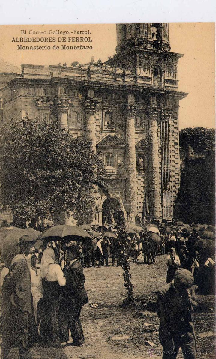 Cartoline: ALREDEDORES DE FERROL.- MONASTERIO DE MONFERO.
