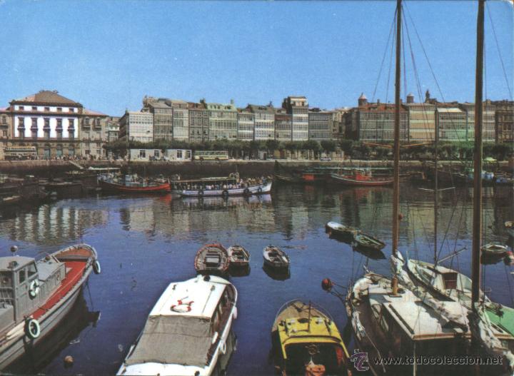 Postales: LA CORU&Ntilde;A - DARSENA - Foto 1