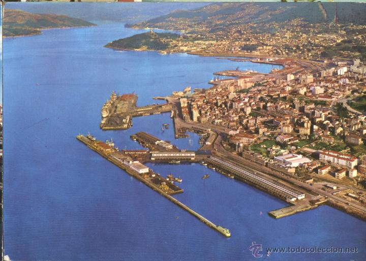Postales: VIGO - VISTA A&Eacute;REA - Foto 1