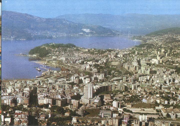 Postales: VIGO - VISTA A&Eacute;REA - Foto 1