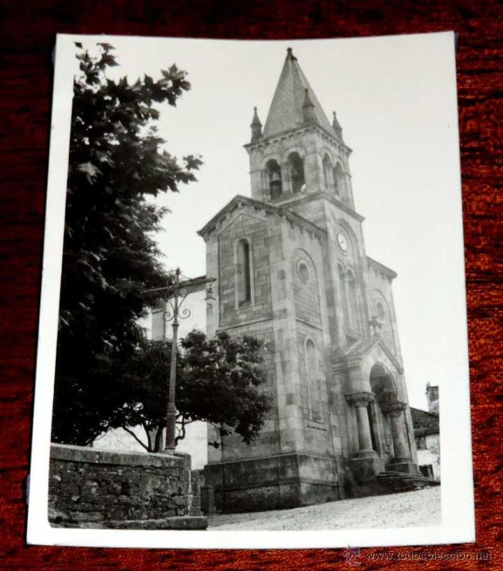 Postales: ANTIGUA FOTOGRAFIA DE SARRIA (LUGO), IGLESIA, MIDE 10 X 7,5 CMS. TAL COMO SE VE EN LA FOTO PUESTA.