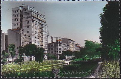 Postales: POSTAL LA CORU&Ntilde;A JARDINES DE LA ALAMEDA - Foto 1