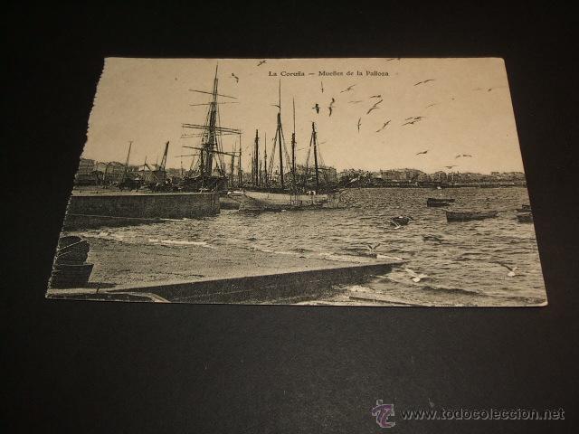 Postales: LA CORU&Ntilde;A MUELLES DE LA PALLOZA - Foto 1