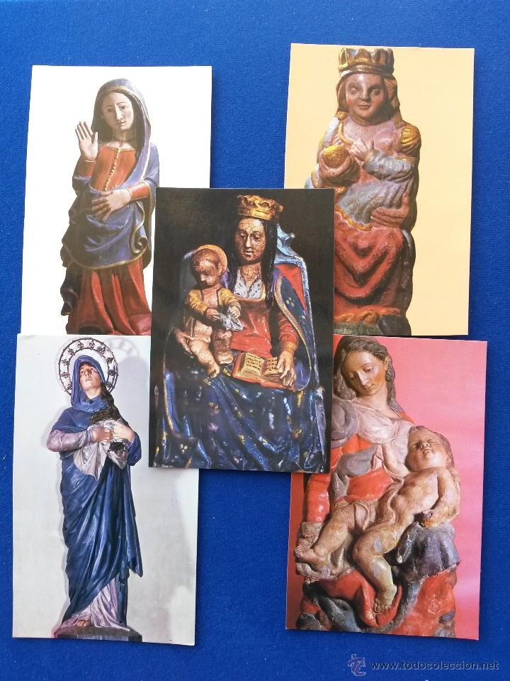 Postales: Postal 5 postales museo diocesano de tuy recortadas a medida del album de alguien sin pegar