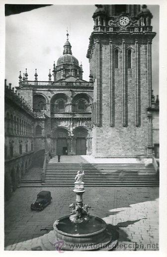 Postales: SANTIAGO DE COMPOSTELA-COCHE - Foto 1