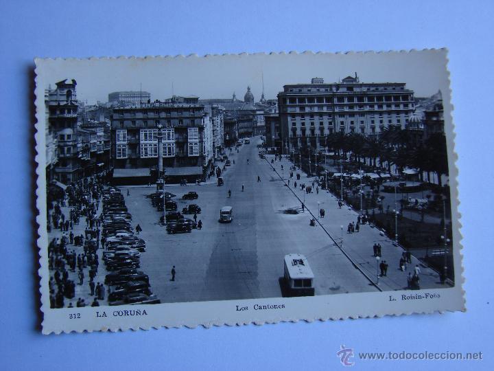 Postales: POSTA ANTIGUA. LA CORU&Ntilde;A. SIN CIRCULAR. LOS CANTONES - Foto 1