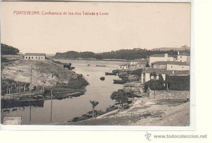 Cartes Postales: PONTEVEDRA.- CONFLUENCIA DE LOS RIOS TABLADA Y LEREZ