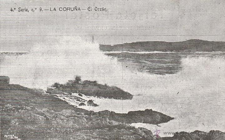 Postales: N&ordm; 17284 POSTAL LA CORU&Ntilde;A EL ORZ&Aacute;N FERRER - Foto 1