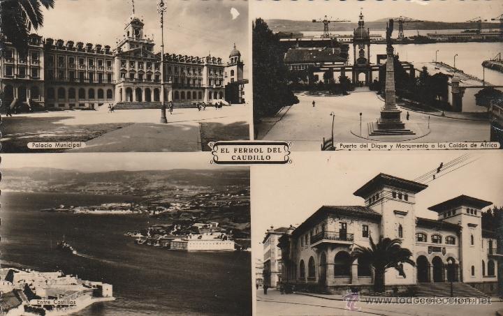 Postales: N&ordm; 17279 POSTAL EL FERROL DEL CAUDILLO LA CORU&Ntilde;A - Foto 1
