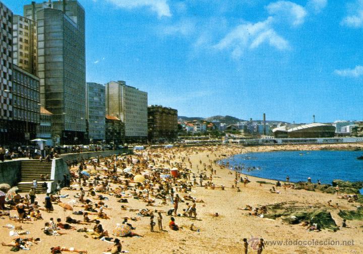 Postales: La coru&ntilde;a playa de riazor - Foto 1