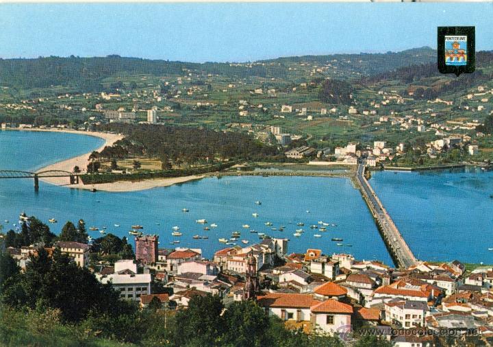 Postales: Puentedeume Vista general y playa - Foto 1