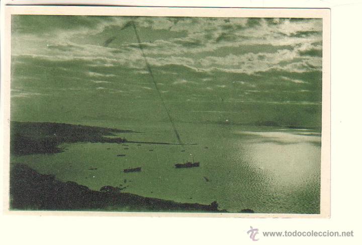 Postales: VIGO.- ENTRADAS A LA RIA DESDE EL MONTE DEL CASTRO - Foto 1