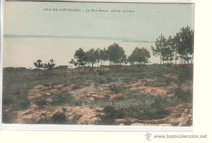 Postkarten: ISLA DE CORTEAGA (PONTEVEDRA).- LA RIA AROSA DESDE LA ISLA