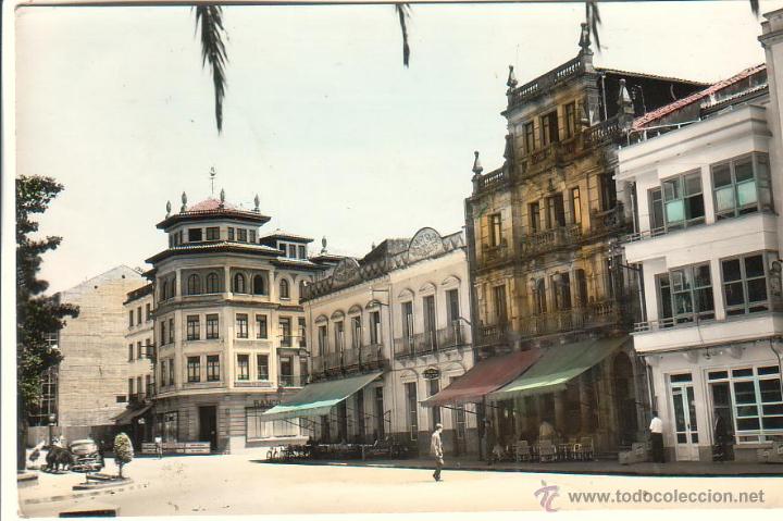 Postales: NOYA (CORU&Ntilde;A).- AVDA. GENERAL FRANCO - Foto 1
