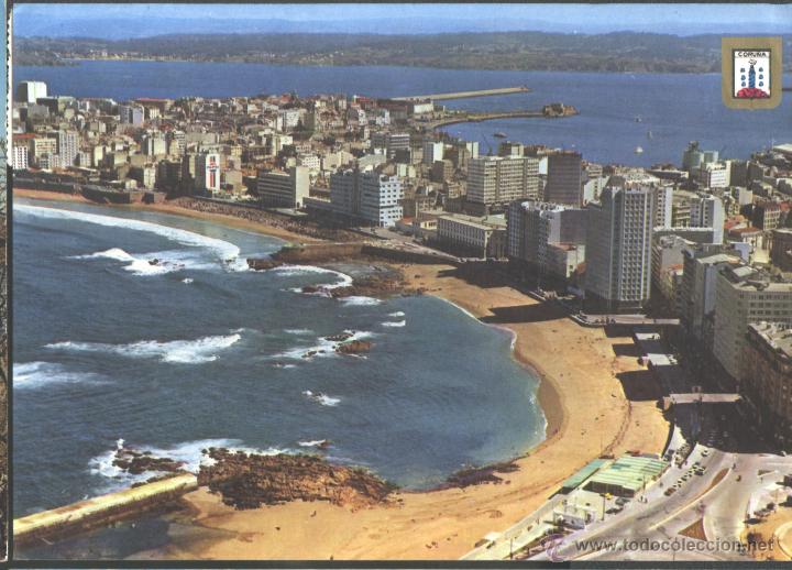 Postales: LA CORU&Ntilde;A - VISTA A&Eacute;REA - Foto 1