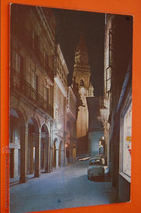 Postales: POSTAL - CORU&Ntilde;A - SANTIAGO DE COMPOSTELA RUA DEL VILLAR SEAT 600 - ED. ARRIBAS - NO CIRCULADA