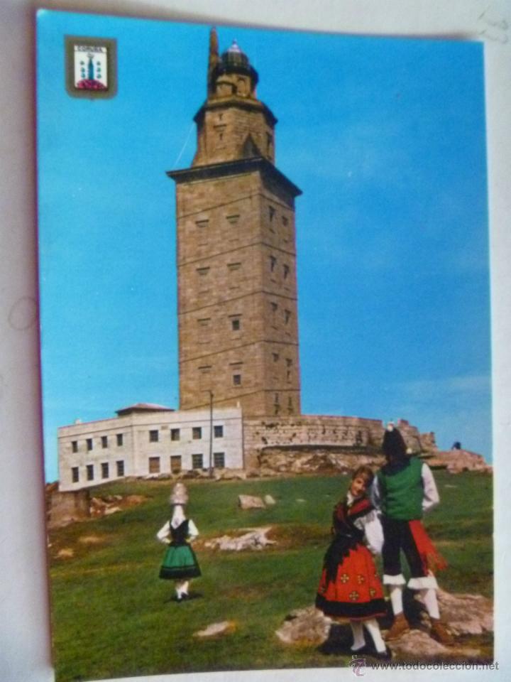 Postales: POSTAL DE LA CORU&Ntilde;A : TORRE DE HERCULES - Foto 1