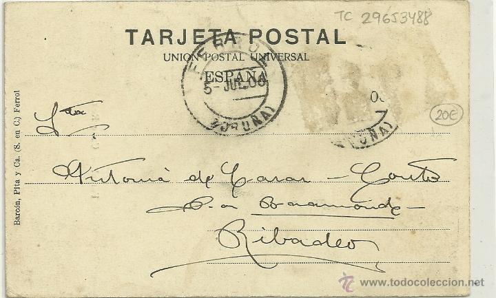 Postales: EL FERROL (CORU&Ntilde;A).- CALLE REAL - Foto 2