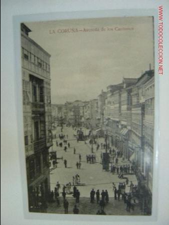 Postales: LA CORU&Ntilde;A Avenida de los Cantones - Foto 1