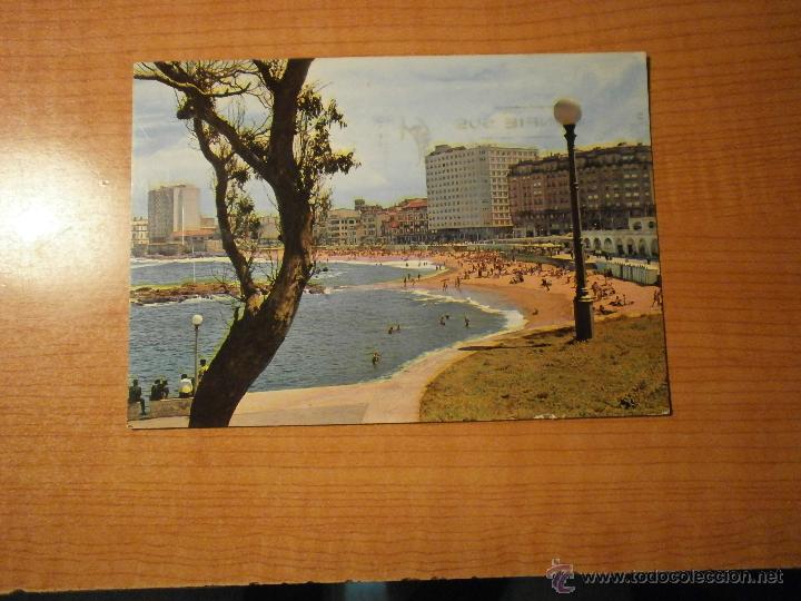 Postales: POSTAL LA CORU&Ntilde;A PLAYA DE RIAZOR CIRCULADA - Foto 1