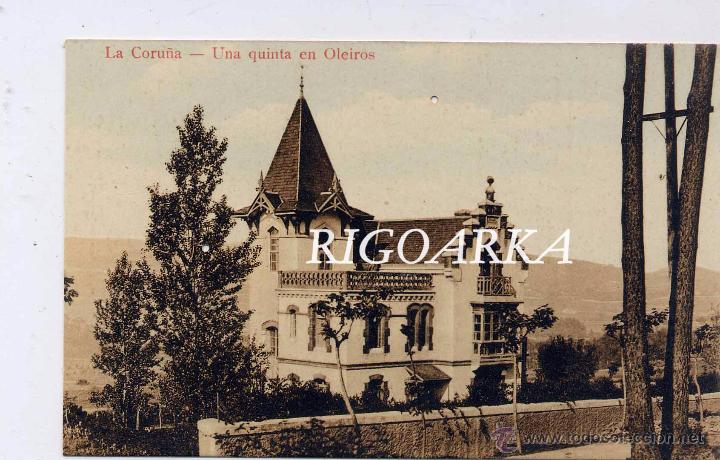 Postales: LA CORU&Ntilde;A.- UNA QUINTA EN OLEIROS - Foto 1