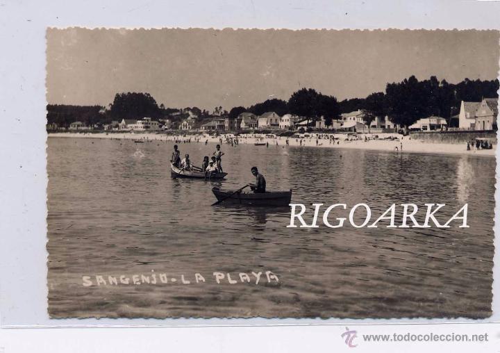 Postales: SANGENJO (PONTEVEDRA).- LA PLAYA - Foto 1