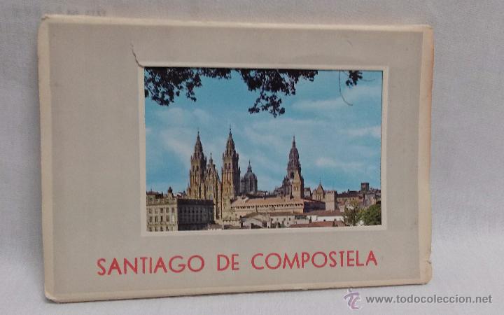 Postales: POSTALES - TIRA DE 10 POSTALES DE SANTIAGO DE COMPOSTELA- A&Ntilde;OS 70