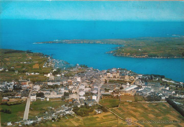 Postales: RIBADEO - VISTA A&Eacute;REA - Foto 1
