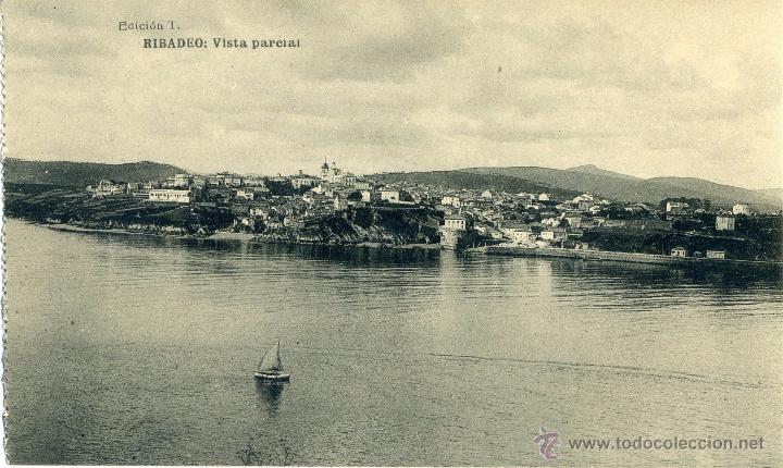 Postkarten: POSTAL RIBADEO. VISTA PARCIAL. EDICI&Oacute;N T.