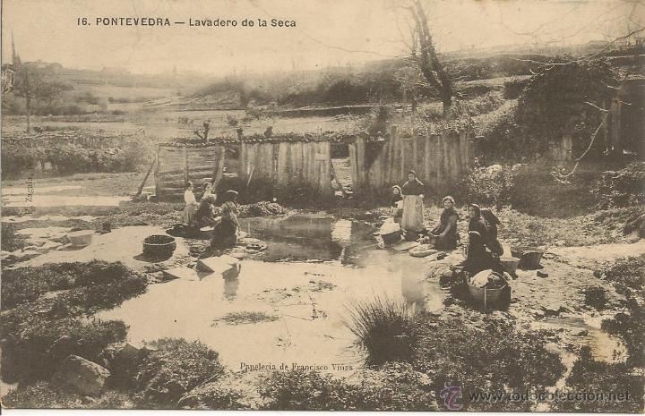 Postales: POSTAL PONTEVEDRA - LAVADERO DE LA SECA. - Foto 1