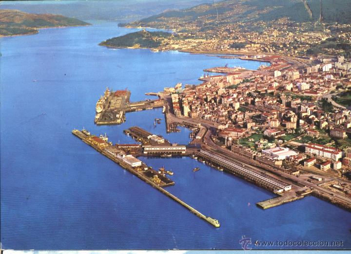 Postales: VIGO - VISTA A&Eacute;REA - Foto 1