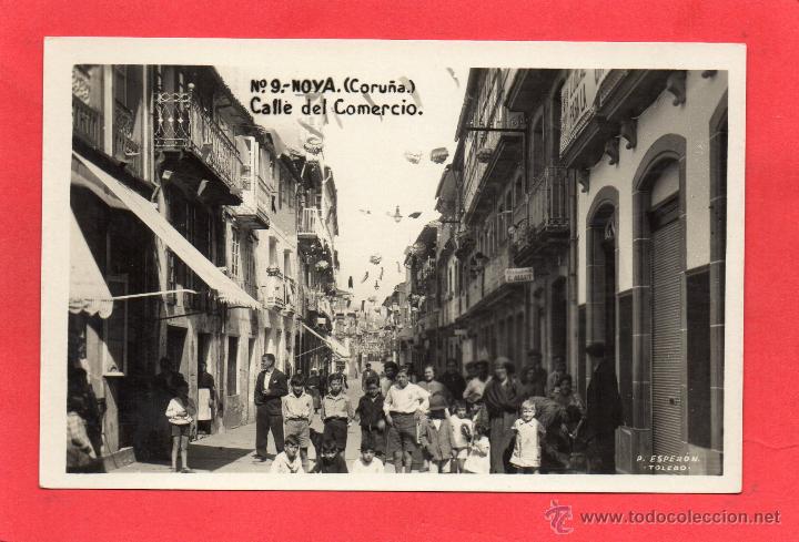 Postales: noya. 9 calle del comercio. esperon - Foto 1
