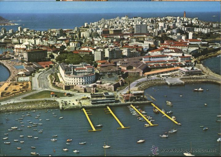 Postales: LA CORU&Ntilde;A - VISTA A&Eacute;REA - Foto 1