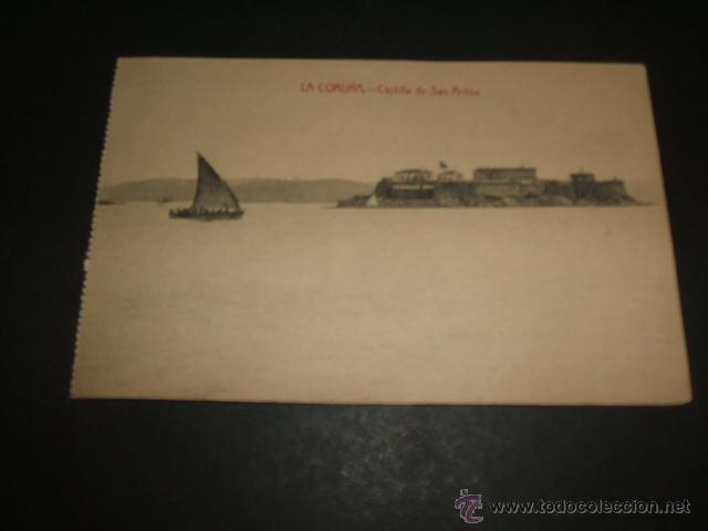 Postales: LA CORU&Ntilde;A CASTILLO DE SAN ANTON - Foto 1
