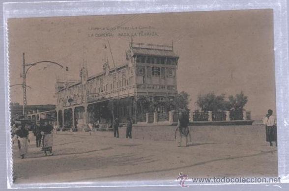 Postales: TARJETA POSTAL DE LA CORU&Ntilde;A - SADA. LA TERRAZA. HAUSER Y MENET - Foto 1