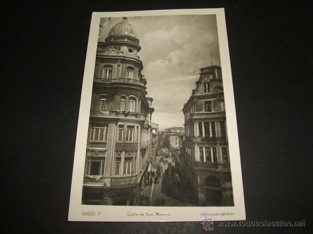 Postales: LUGO CALLE DE SAN MARCOS - Foto 1