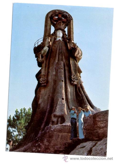 Postales: BAYONA LA REAL - VIRGEN DE LA ROCA - Foto 1