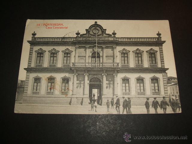 Postales: PONTEVEDRA CASA CONSISTORIAL - Foto 1